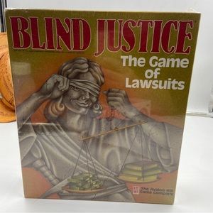 “Blind Justice The Game of Lawsuits" 1989 Board Game NEW SEALED